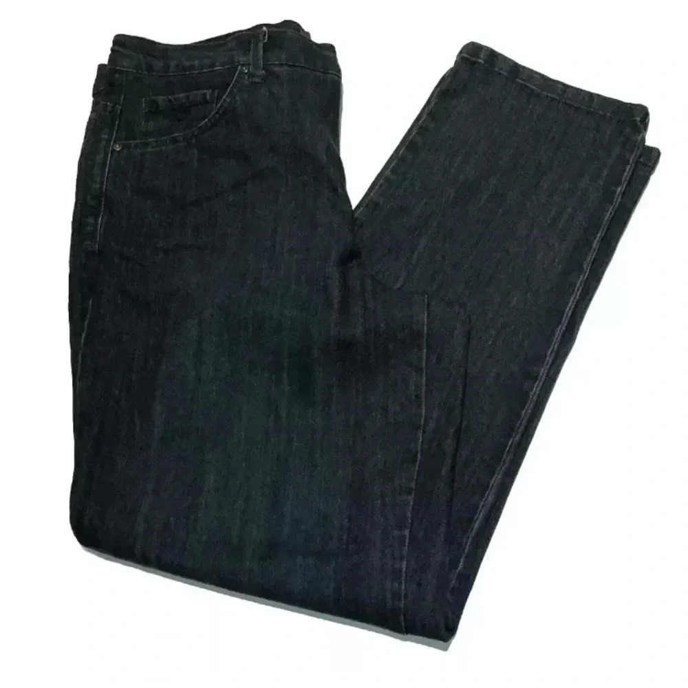 Gloria Vanderbilt Women's Classic Amanda High Rise Jean Size 16 Dark Wash